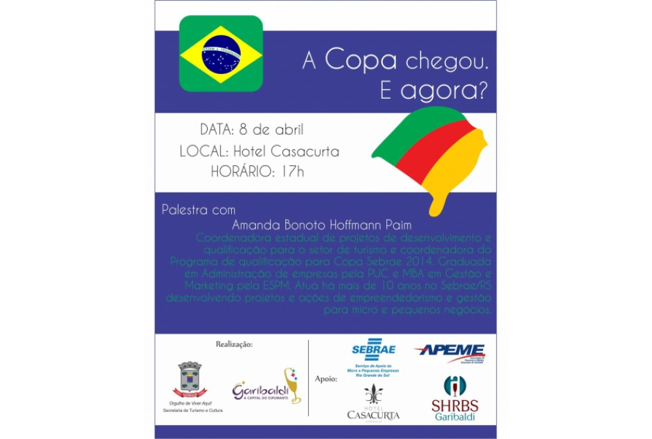 Palestra debate oportunidades e desafios da Copa do Mundo 2014