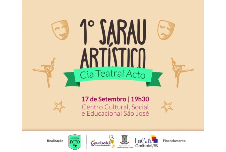 Cia Teatral Acto realiza I Sarau Artístico