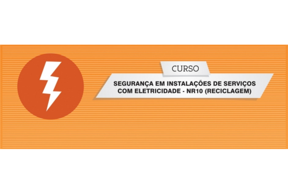 Inscrições abertas para curso reciclagem da NR 10