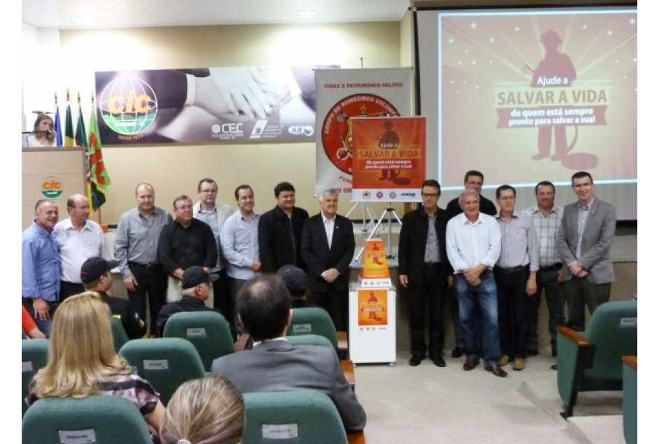 Rotary apresentou campanha em benefício aos Bombeiros Voluntários de Garibaldi