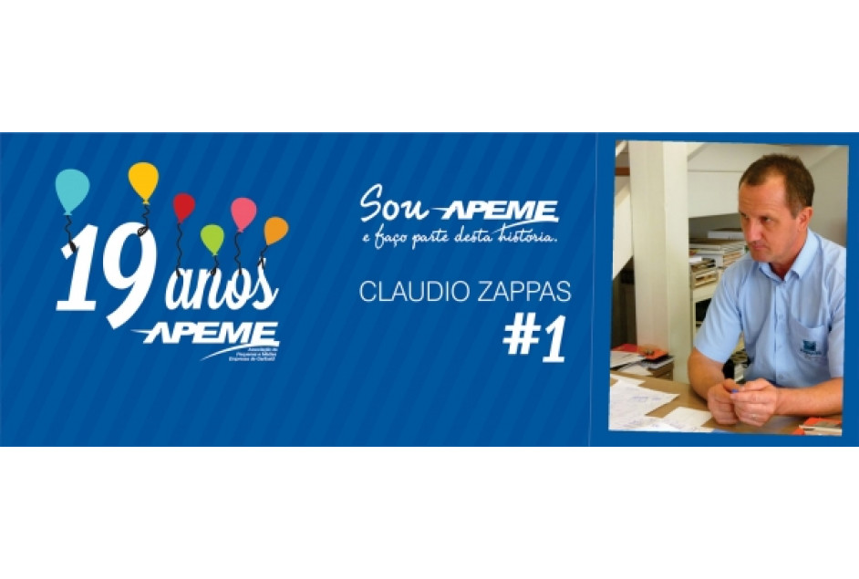 “Sou APEME e faço parte desta história” com Claudio Zappas