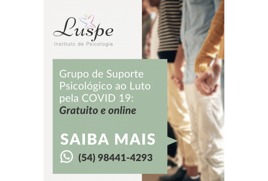Grupos de Apoio ao Luto estão disponíveis de forma online
