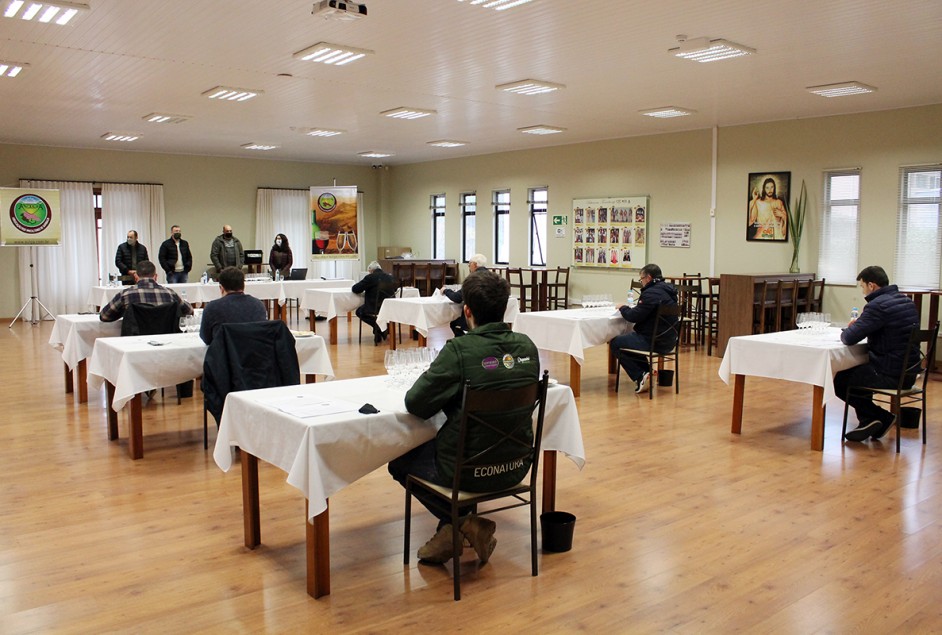 Fotos da 2ª etapa (coleta) e da 3ª etapa (degustações de avaliação) - Créditos: Fernanda De Antoni Farias