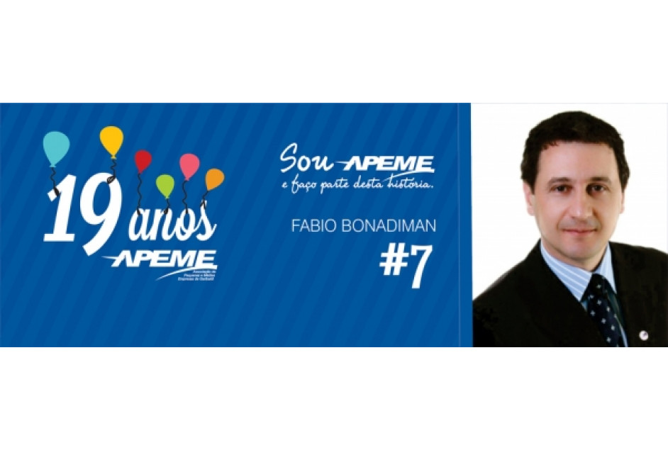 “Sou APEME e faço parte desta história” com Fabio Bonadiman
