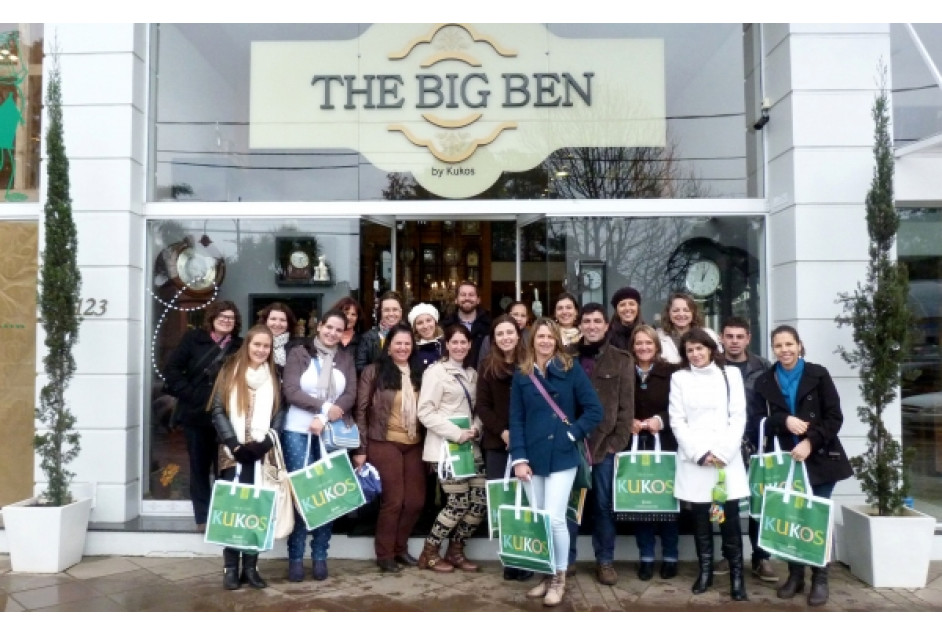 Grupo de Garibaldi realiza visita técnica em Gramado